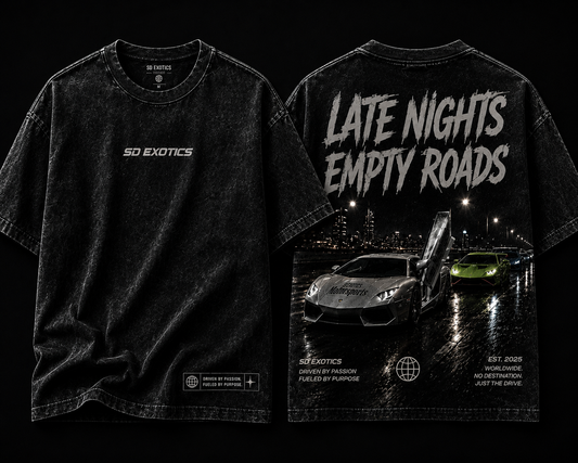 SD Exotics Late Nights Empty Roads